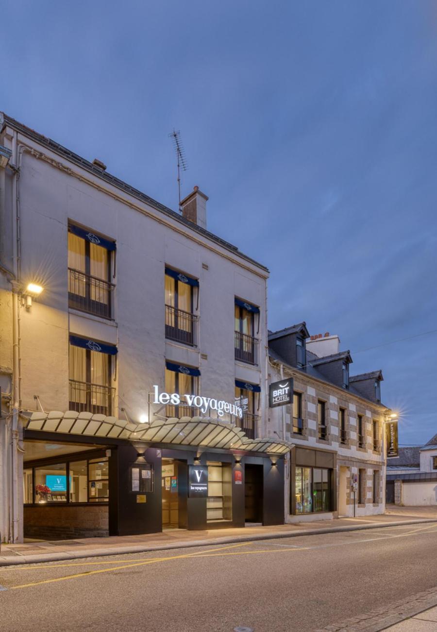 Brit Hotel Les Voyageurs Loudeac Bagian luar foto